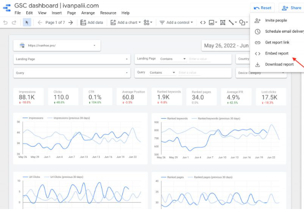 Report Embedding