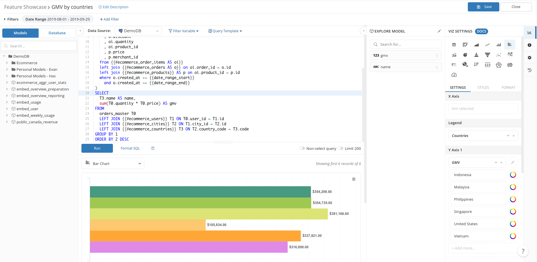 Advanced SQL Editor