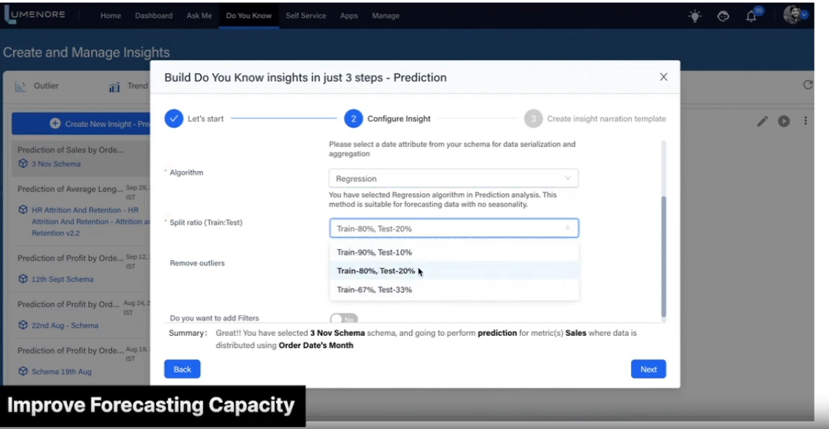 Predict Trends and Outliers